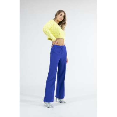 GIROCOLLO CROPPED TRECCE