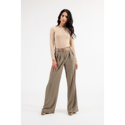 MAGLIA SCOLLO BARCA LUREX