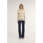 T-SHIRT MANICA LUNGA DOLCEVITA RIGHE