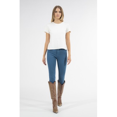 T-SHIRT GIROCOLLO DONNA