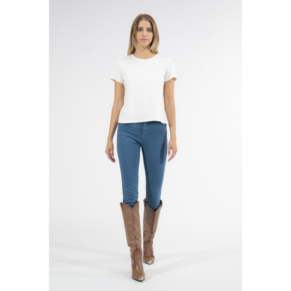 T-SHIRT GIROCOLLO DONNA