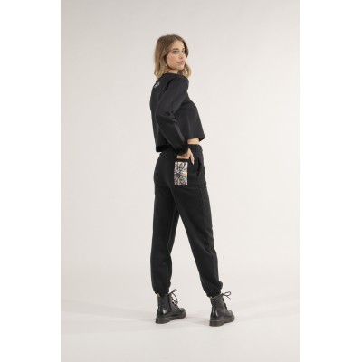 PANTALONE APPLICAZIONE TASCA