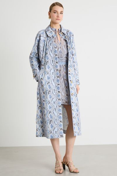 Animal print georgette dress - Animal