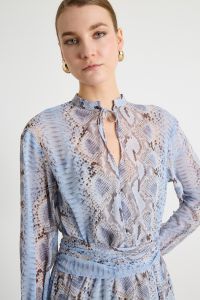 Animal print georgette dress - Animal Animal print georgette dress - Animal