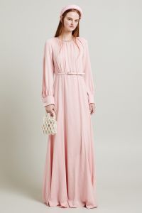Long silk dress - Pink