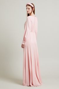Long silk dress - Pink