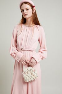 Long silk dress - Pink