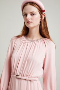 Long silk dress - Pink