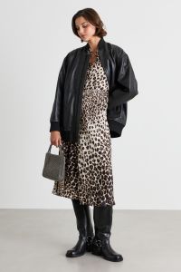 Animal print shirt dress - Animal