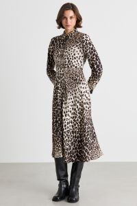 Animal print shirt dress - Animal