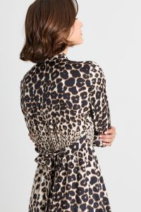 Animal print shirt dress - Animal