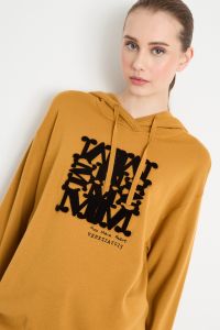 Drawstring hoodie - Yellow