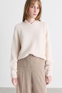 Alpaca-blend jumper - Beige Alpaca-blend jumper - Beige