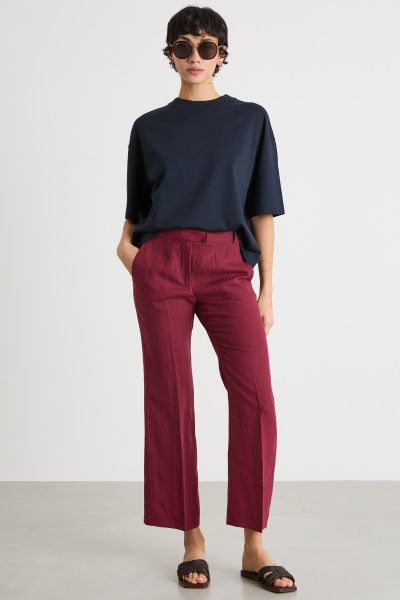 Boxy drop-shoulder T-shirt - Blue