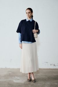 Boxy drop-shoulder T-shirt - Blue Boxy drop-shoulder T-shirt - Blue