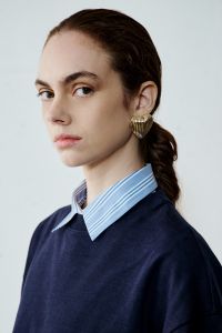 Boxy drop-shoulder T-shirt - Blue Boxy drop-shoulder T-shirt - Blue