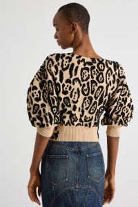 Animal print jacquard jumper - Animal Animal print jacquard jumper - Animal