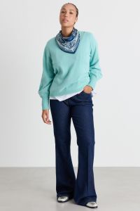 Balloon-sleeve jumper - Green Balloon-sleeve jumper - Green