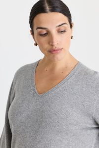 Balloon-sleeve jumper - Grey