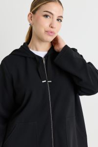 Compact jersey sweatshirt - Black Compact jersey sweatshirt - Black