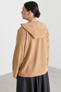 Compact jersey sweatshirt - Camel Compact jersey sweatshirt - Camel