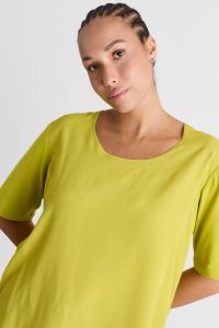 Split-hem T-shirt - Green Split-hem T-shirt - Green