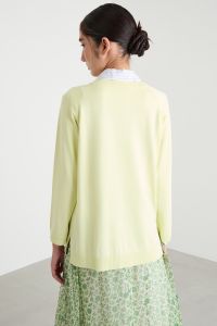 Asymmetric hem jumper - Yellow Asymmetric hem jumper - Yellow