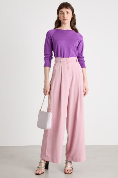 Asymmetric hem jumper - Violet