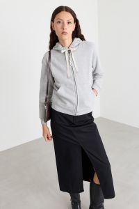 Drawstring Hoodie - Grey Drawstring Hoodie - Grey
