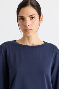 Boat neck T-shirt - Blue