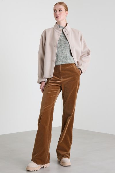 Alpaca melange sweater - Sage