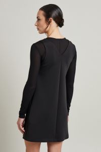 Two piece jersey dress - Black