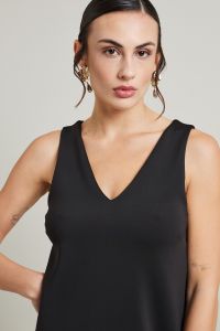 Two piece jersey dress - Black