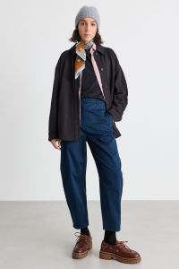 Button-front oversized sweatshirt - Black Button-front oversized sweatshirt - Black