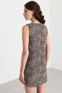 Animal Print Dress - Animal Animal Print Dress - Animal