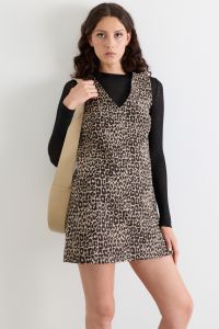 Animal Print Dress - Animal Animal Print Dress - Animal