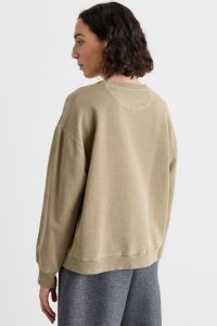 Distressed print sweatshirt - Beige