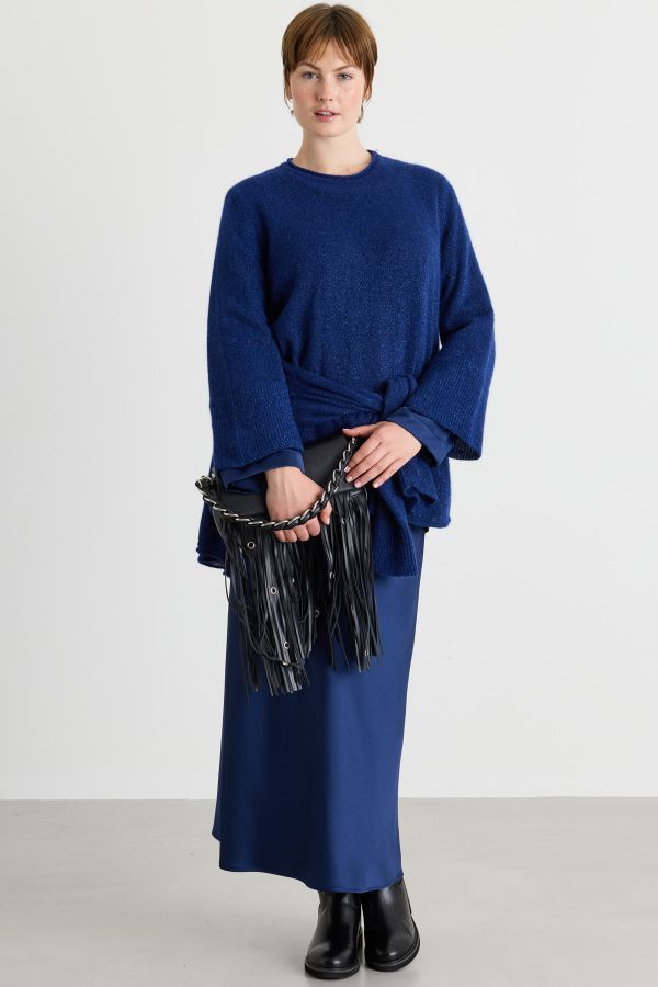 Bell-sleeve jumper - Blue Bell-sleeve jumper - Blue