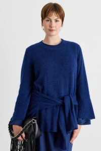 Bell-sleeve jumper - Blue Bell-sleeve jumper - Blue