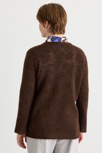 Bell-sleeve jumper - Brown