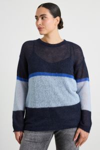 Alpaca and mohair sweater - Night Blue Alpaca and mohair sweater - Night Blue