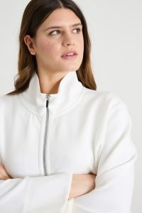 Compact jersey sweatshirt - White Compact jersey sweatshirt - White