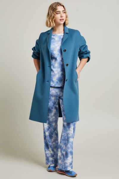 Compact jersey sweatshirt - Light Blue