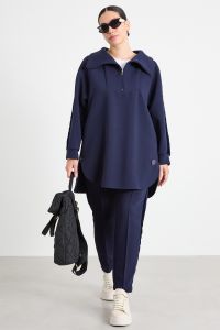 Compact jersey sweatshirt - Night Blue Compact jersey sweatshirt - Night Blue