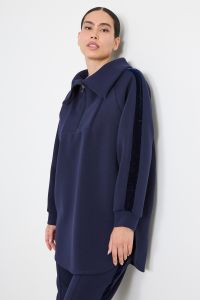 Compact jersey sweatshirt - Night Blue Compact jersey sweatshirt - Night Blue