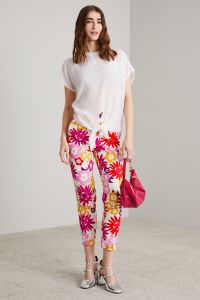 Bi-material T-shirt - White Bi-material T-shirt - White