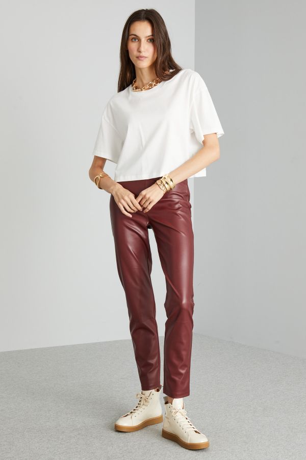 Boxy fit cotton T-shirt - White