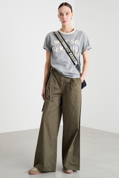 Appliqué T-shirt - Grey
