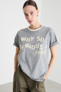 Appliqué T-shirt - Grey