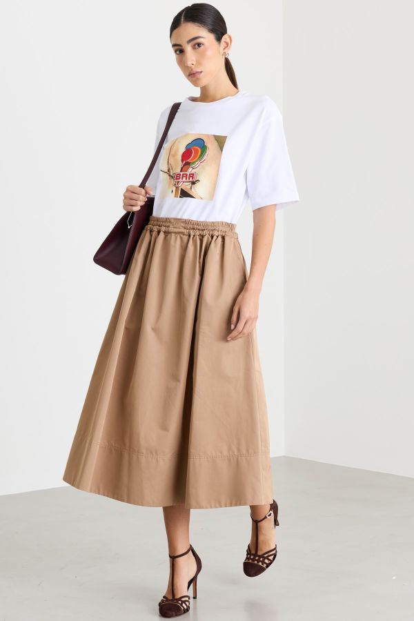 Appliqué T-shirt - White Appliqué T-shirt - White